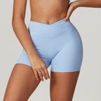 Cloud crossover Shorts Baby Blue