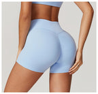 Cloud crossover Shorts Baby Blue