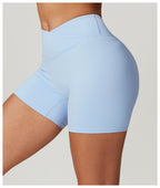 Cloud crossover Shorts Baby Blue