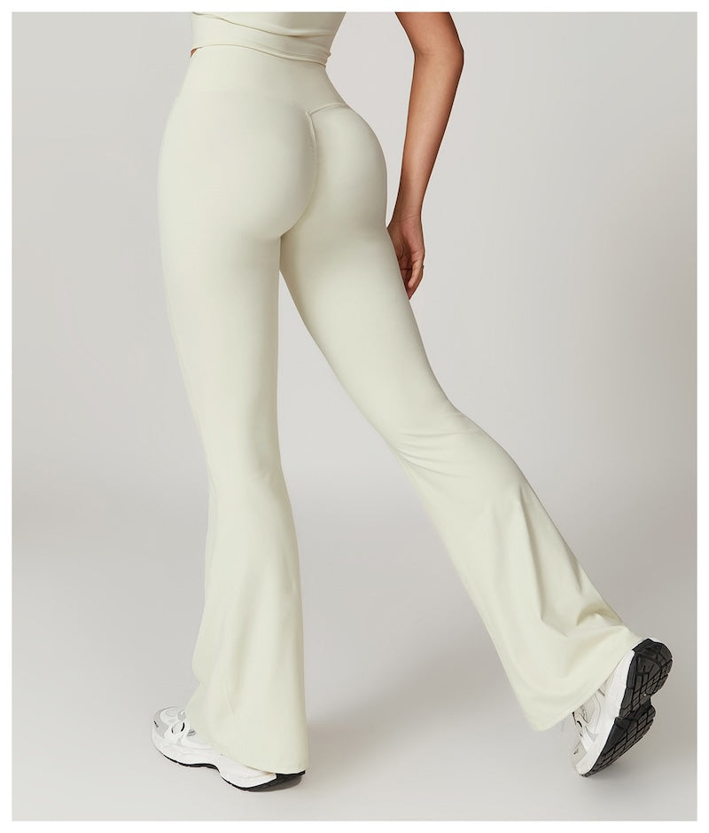 Cloud Fit flared Leggings Creamy white