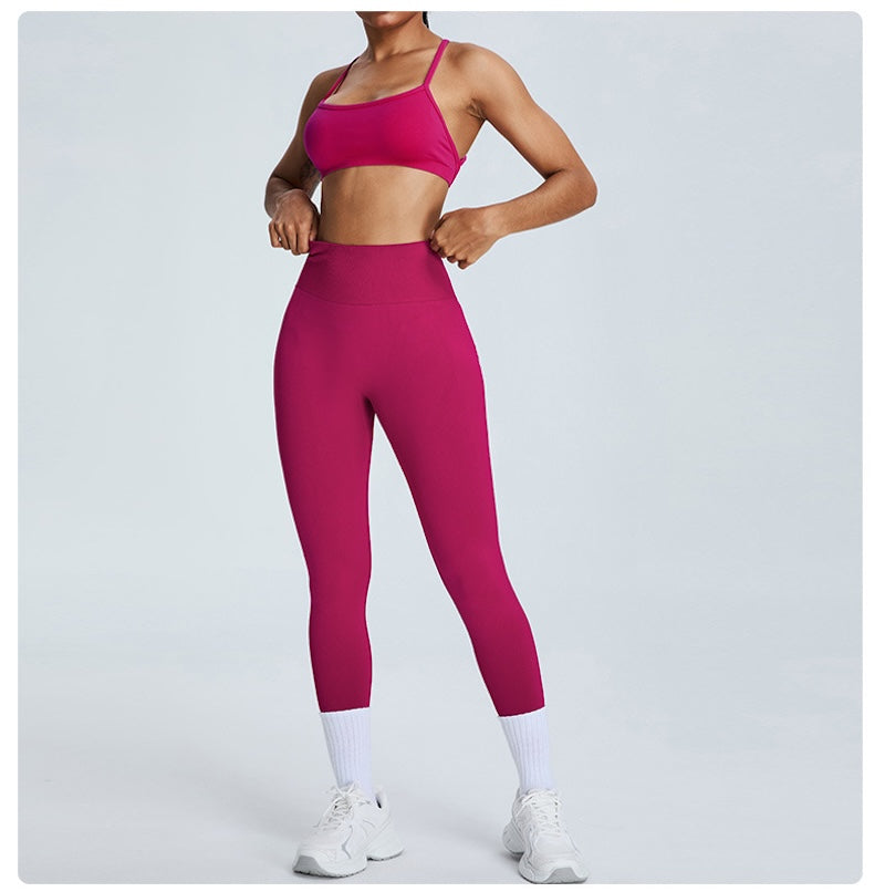 Foundation High Waisted Seamless Leggings Berry