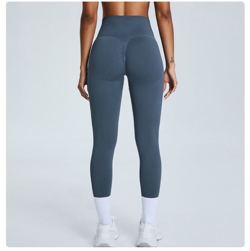 Foundation High Waisted Seamless Leggings Marine Blue
