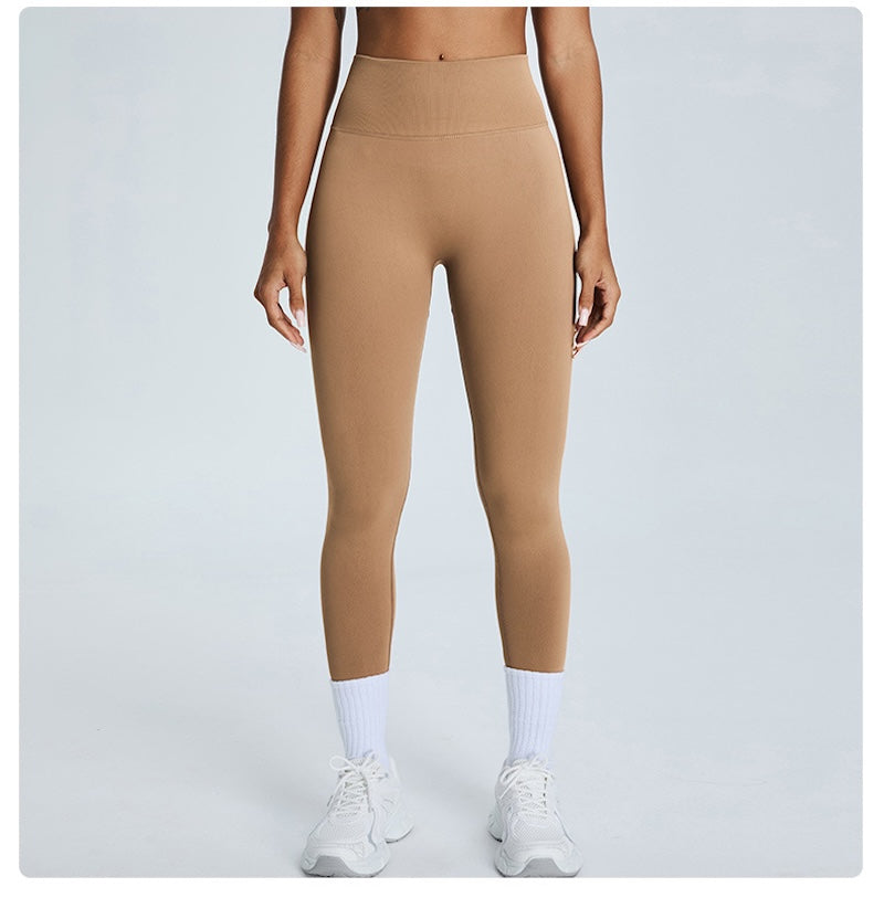 Foundation High Waisted Seamless Leggings Ochre