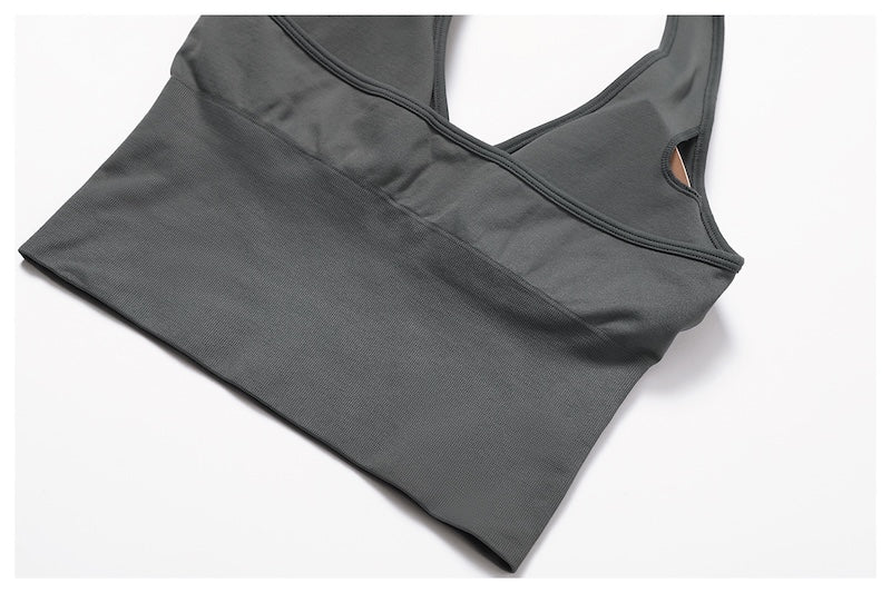 Halterneck Seamless Tank Steel Smoke