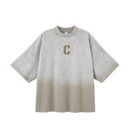 Inflation Oversized T-shirt Gradient Khaki