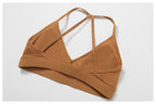 Foundation V-neckline sport Bra Pumpkin