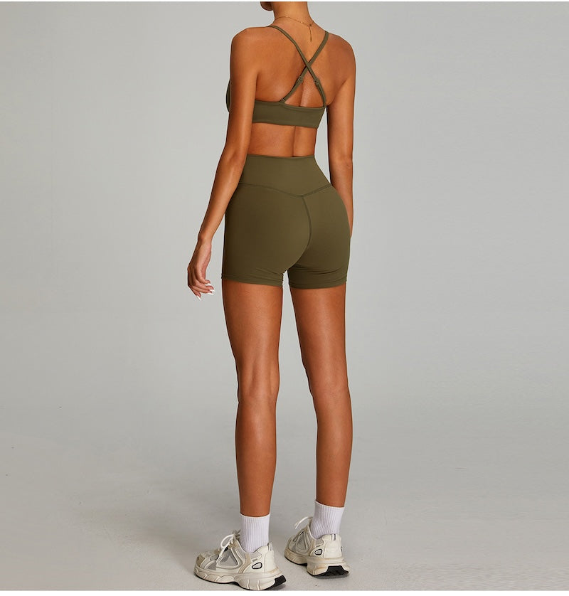 Plush Soft Sports Bra Dark Olive