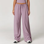 Plush Straight Leg Joggers Lilac