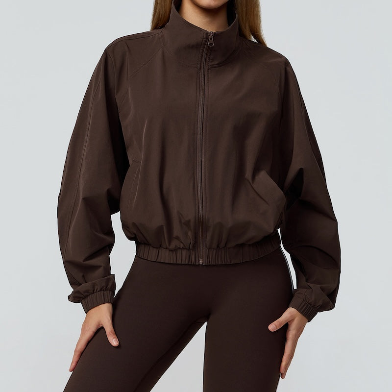 Routine Lightweight Jacket Chocolate Brown