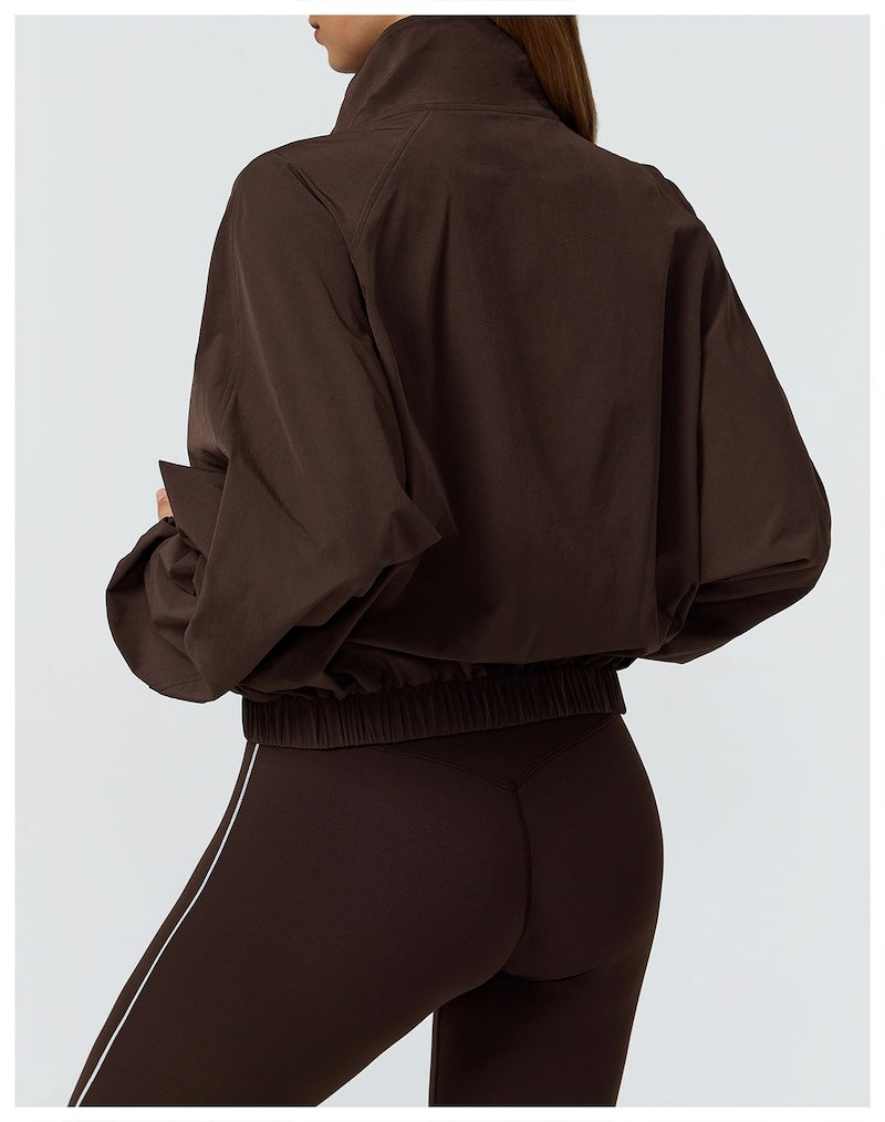 Routine Lightweight Jacket Chocolate Brown