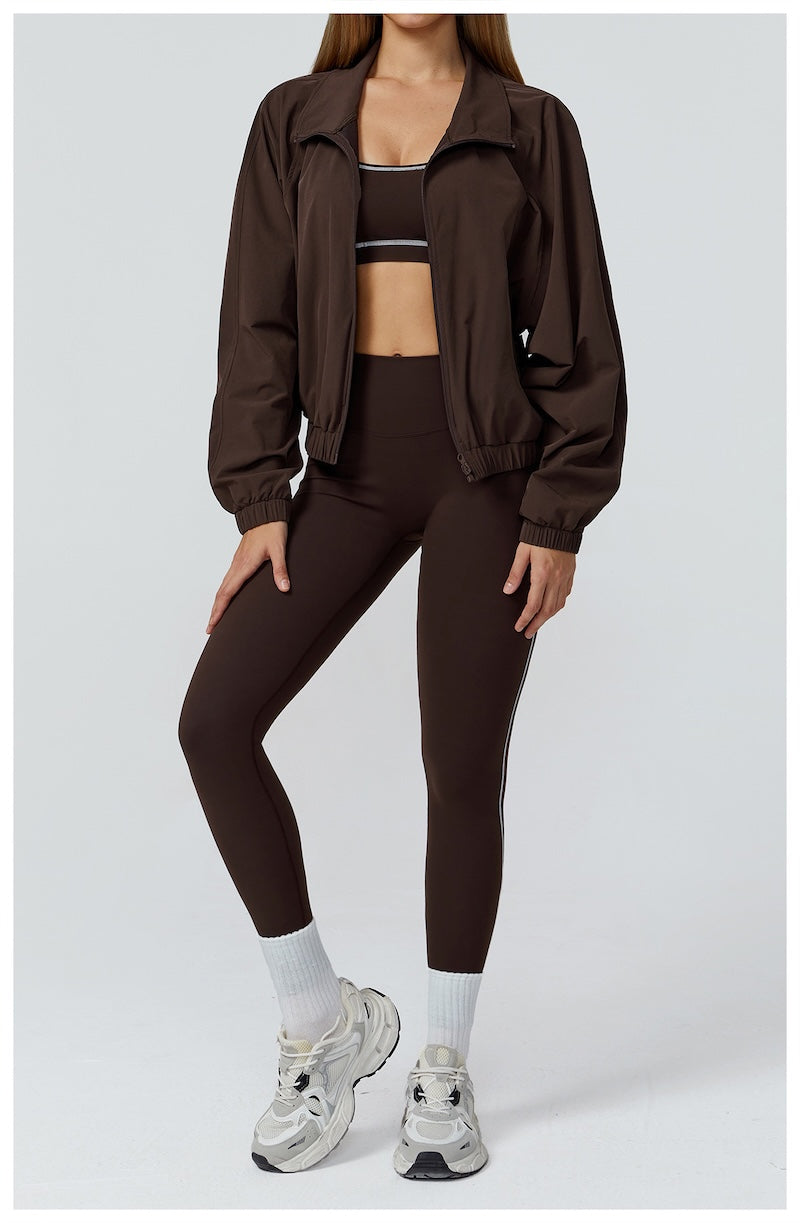Routine Lightweight Jacket Chocolate Brown
