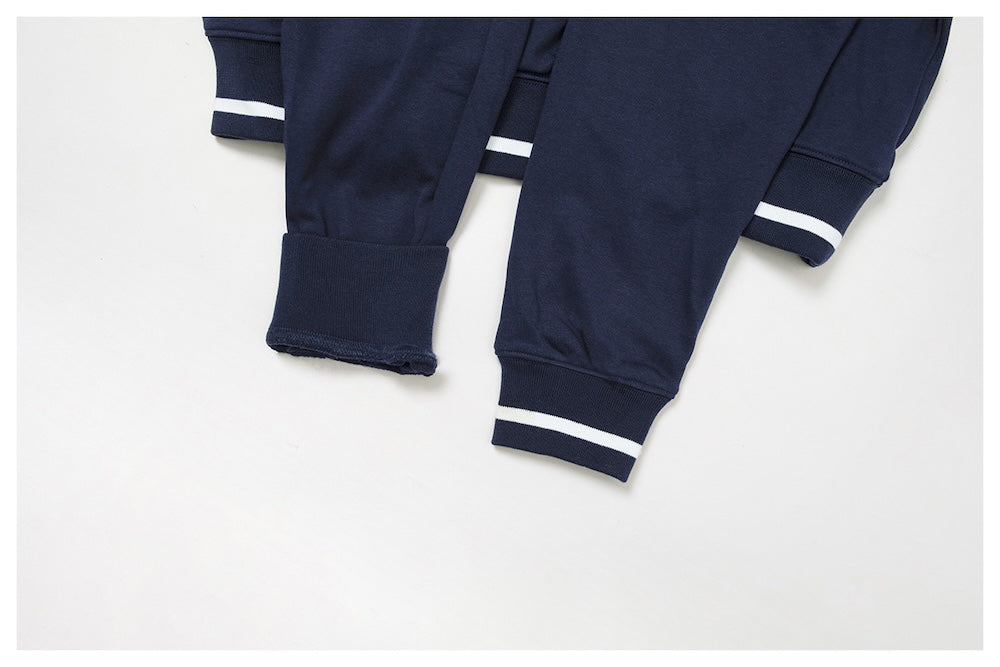 Routine Piping Sweatshirt Navy