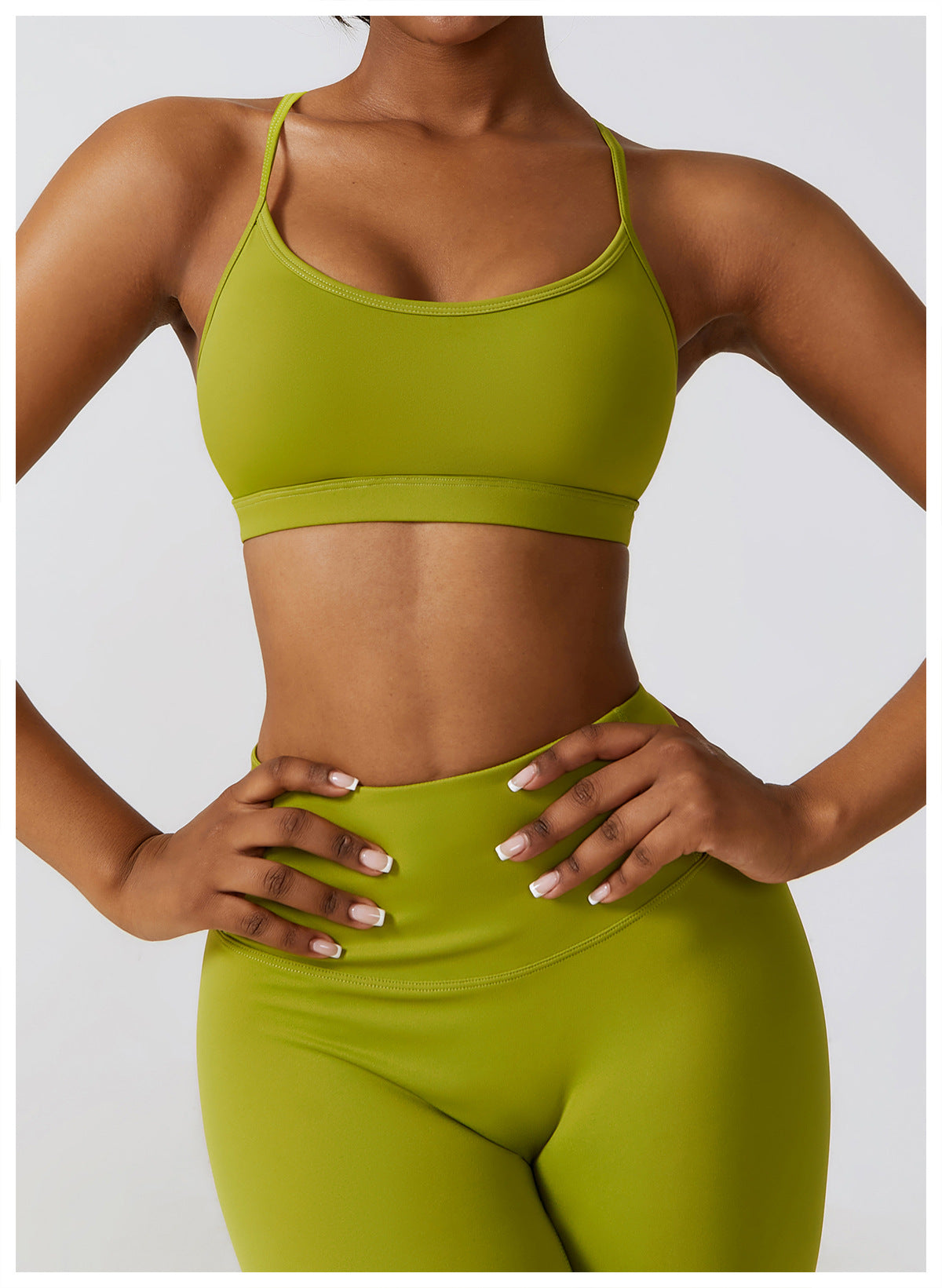 Marshmallow sports bra